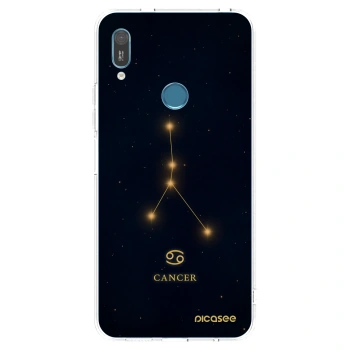 Picasee διαφανής θήκη σιλικόνης Huawei Y6 2019 - CANCER