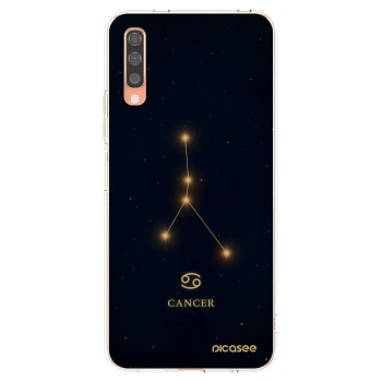 Picasee διαφανής θήκη σιλικόνης Samsung Galaxy A70 A705F - CANCER