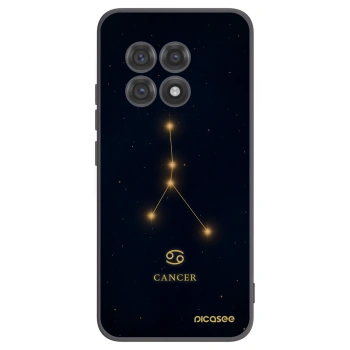 Picasee Μαύρη θήκη σιλικόνης για OnePlus 13R 5G - CANCER