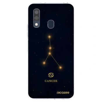 Picasee διαφανής θήκη σιλικόνης Samsung Galaxy A40 A405F - CANCER