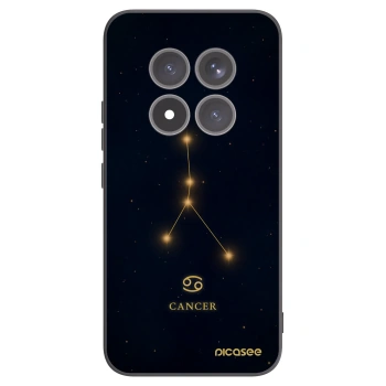 Picasee Μαύρη θήκη σιλικόνης για Xiaomi Redmi Note 15 Pro+ - CANCER