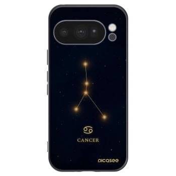 Picasee Μαύρη θήκη σιλικόνης για Google Pixel 10 Pro - CANCER