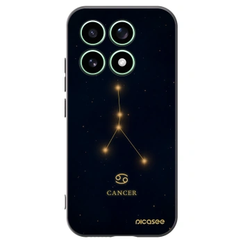 Picasee Μαύρη θήκη σιλικόνης για Xiaomi 17 - CANCER