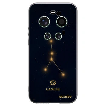 Picasee Μαύρη θήκη σιλικόνης για Xiaomi 17 Ultra - CANCER