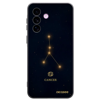 Picasee Μαύρη θήκη σιλικόνης για Samsung Galaxy A57 5G - CANCER