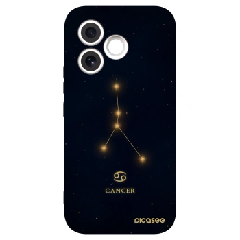 Picasee Μαύρη θήκη σιλικόνης για Honor 600 Lite - CANCER