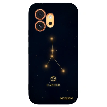 Picasee Μαύρη θήκη σιλικόνης για Honor 600 - CANCER