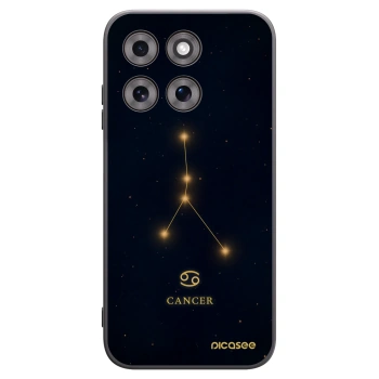 Picasee Μαύρη θήκη σιλικόνης για Motorola Moto G77 - CANCER