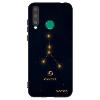 Picasee Μαύρη θήκη σιλικόνης για Honor 20 Lite - CANCER