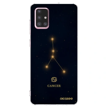 Picasee διαφανής θήκη σιλικόνης Samsung Galaxy A71 A715F - CANCER