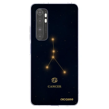 Picasee διαφανής θήκη σιλικόνης Xiaomi Mi Note 10 Lite - CANCER
