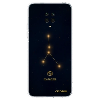 Picasee διαφανής θήκη σιλικόνης Xiaomi Redmi Note 9S - CANCER