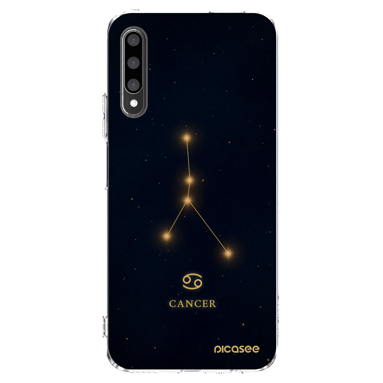 Picasee διαφανής θήκη σιλικόνης Honor 9X Pro - CANCER
