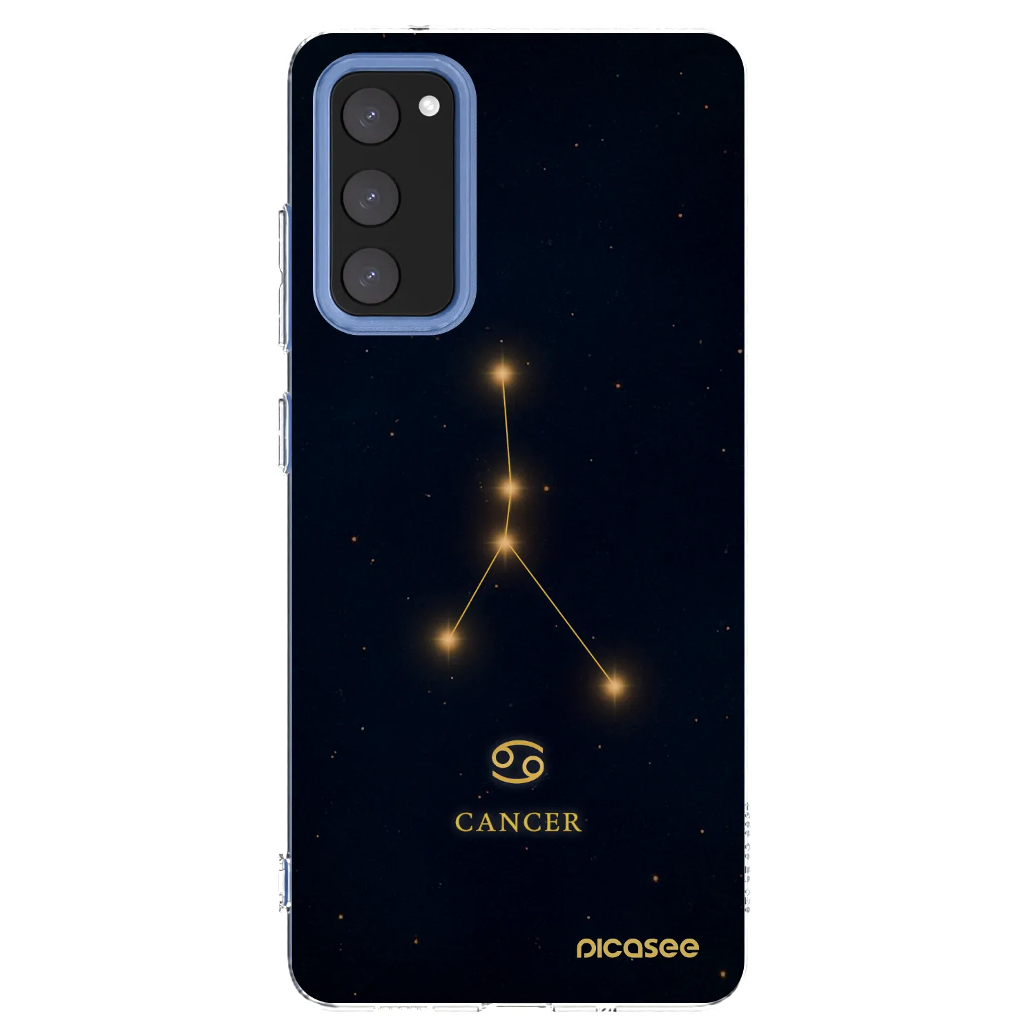 Picasee διαφανής θήκη σιλικόνης Samsung Galaxy S20 FE - CANCER