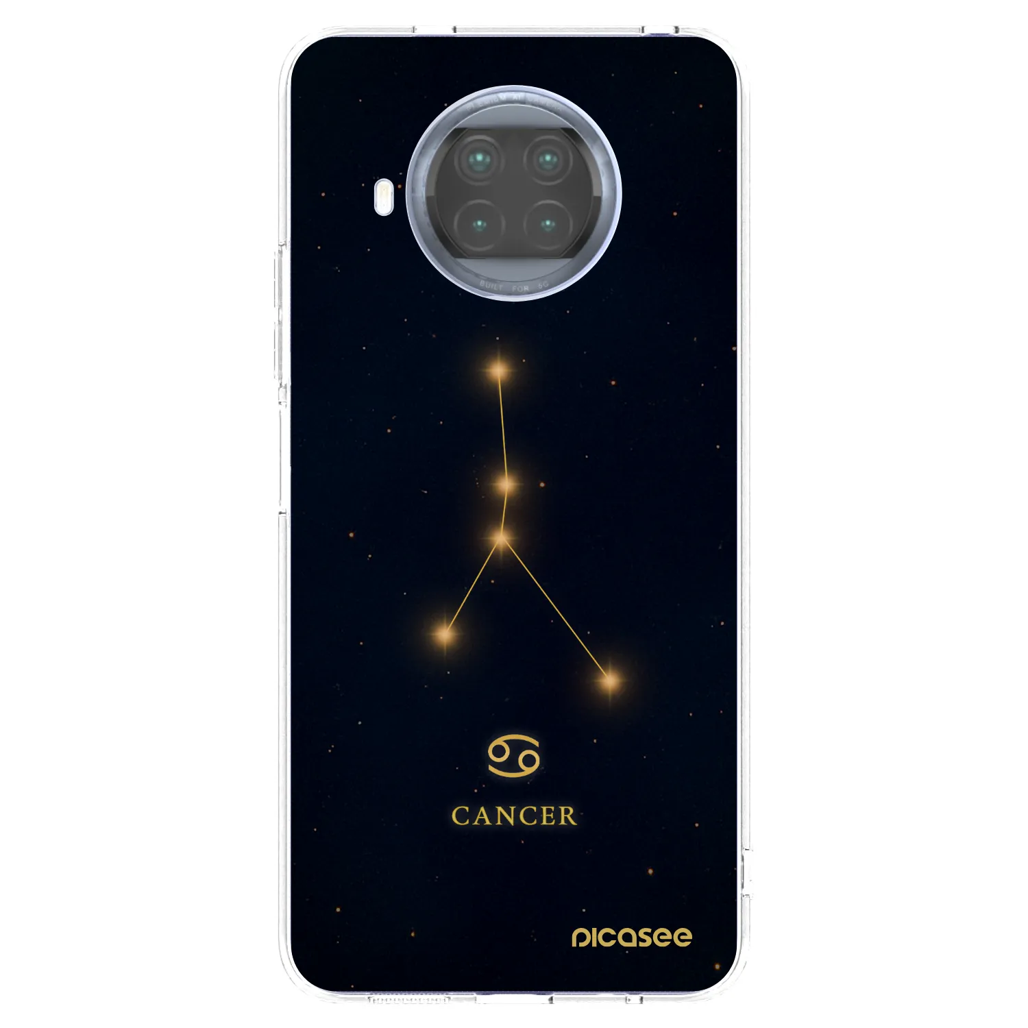 Picasee διαφανής θήκη σιλικόνης Xiaomi Mi 10T Lite - CANCER