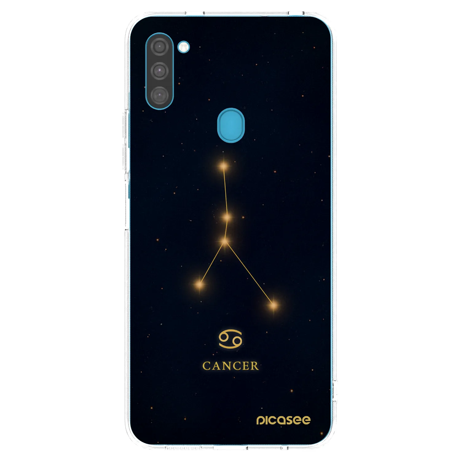 Picasee διαφανής θήκη σιλικόνης Samsung Galaxy M11 - CANCER