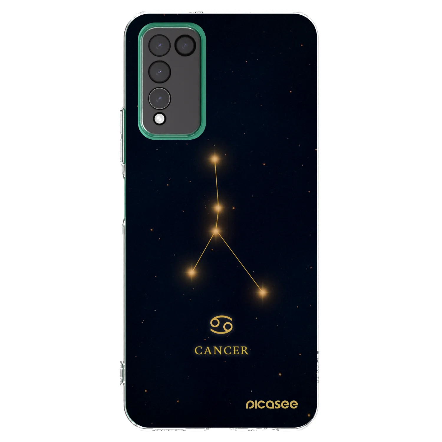 Picasee διαφανής θήκη σιλικόνης Honor 10X Lite - CANCER