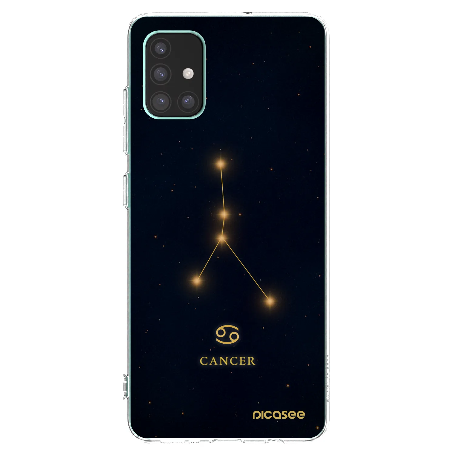 Picasee διαφανής θήκη σιλικόνης Samsung Galaxy M51 M515F - CANCER