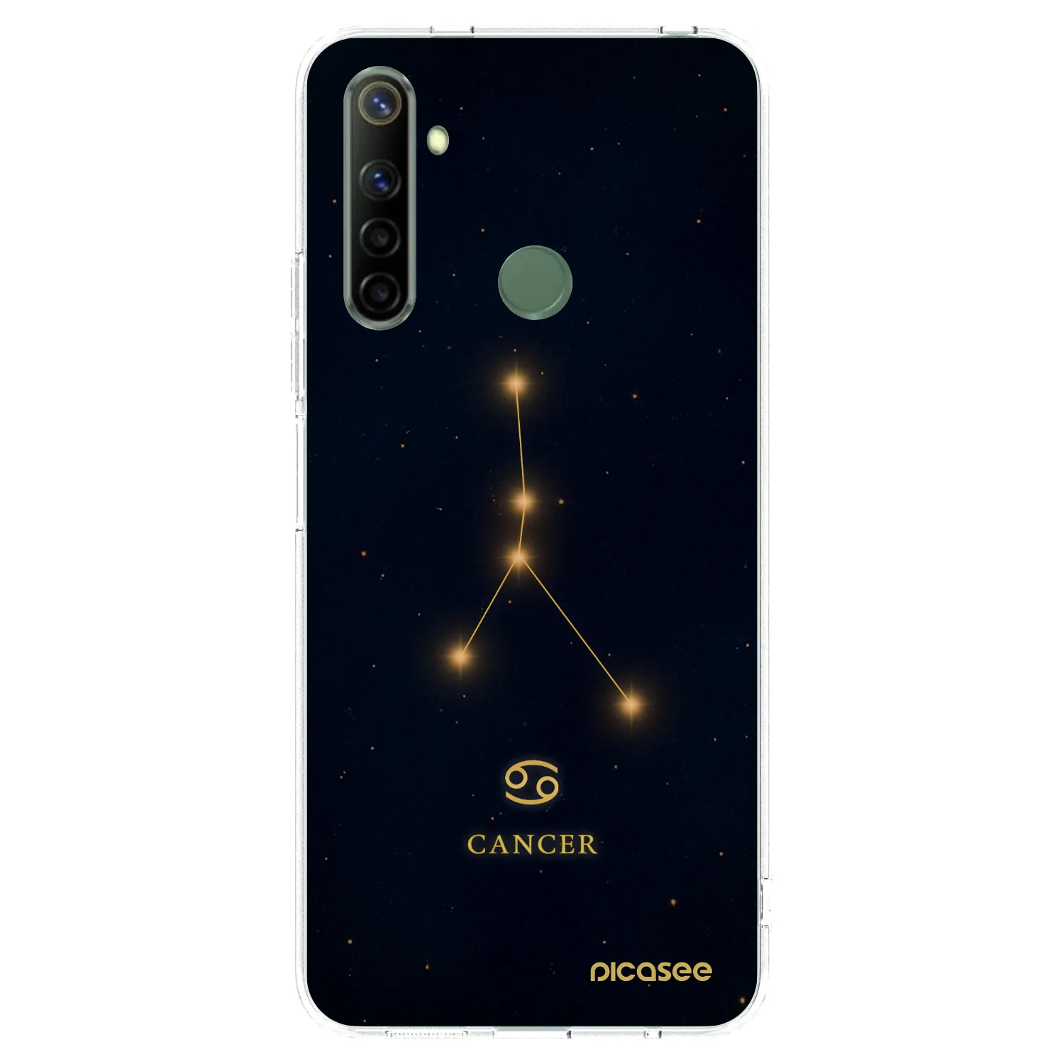 Picasee διαφανής θήκη σιλικόνης Realme 6i - CANCER