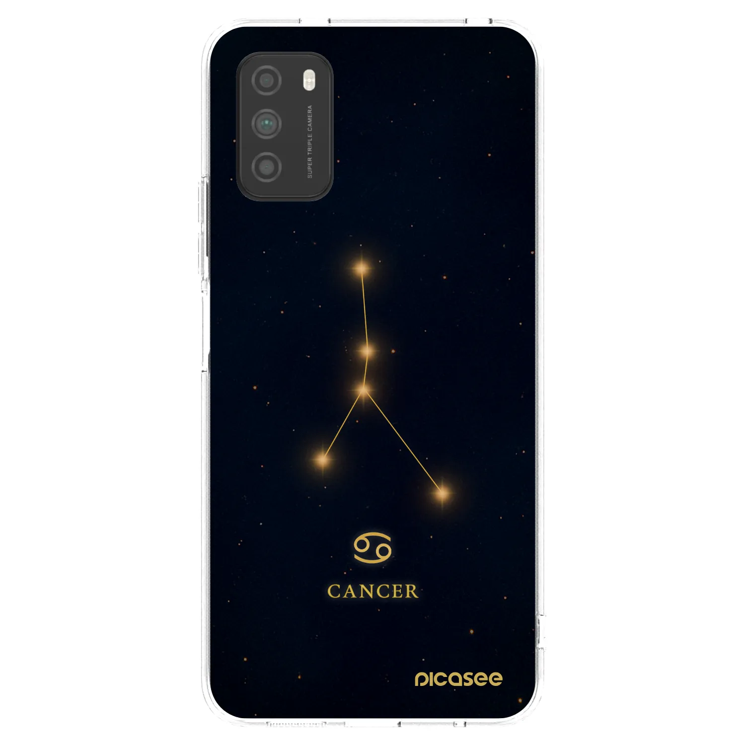 Picasee διαφανής θήκη σιλικόνης Xiaomi Poco M3 - CANCER