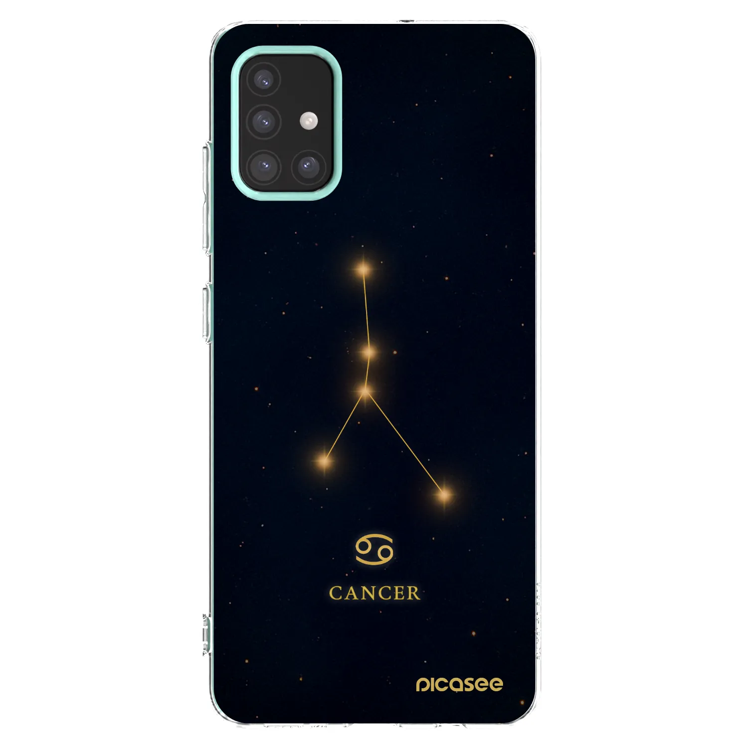 Picasee διαφανής θήκη σιλικόνης Samsung Galaxy M31s - CANCER