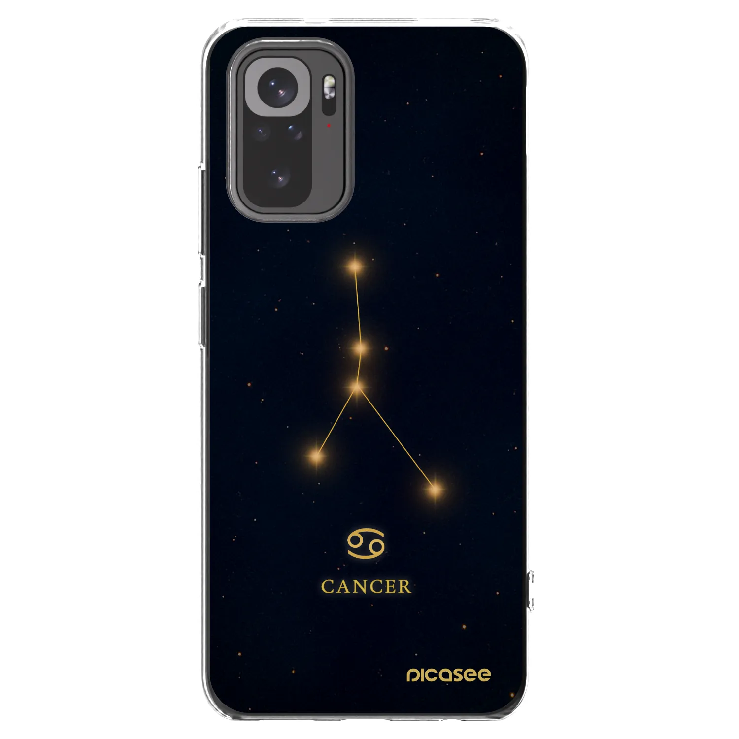 Picasee διαφανής θήκη σιλικόνης Xiaomi Redmi Note 10 - CANCER