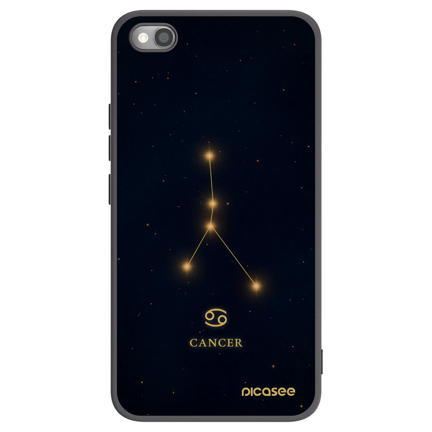 Picasee Μαύρη θήκη σιλικόνης για Xiaomi Mi 11 Ultra - CANCER