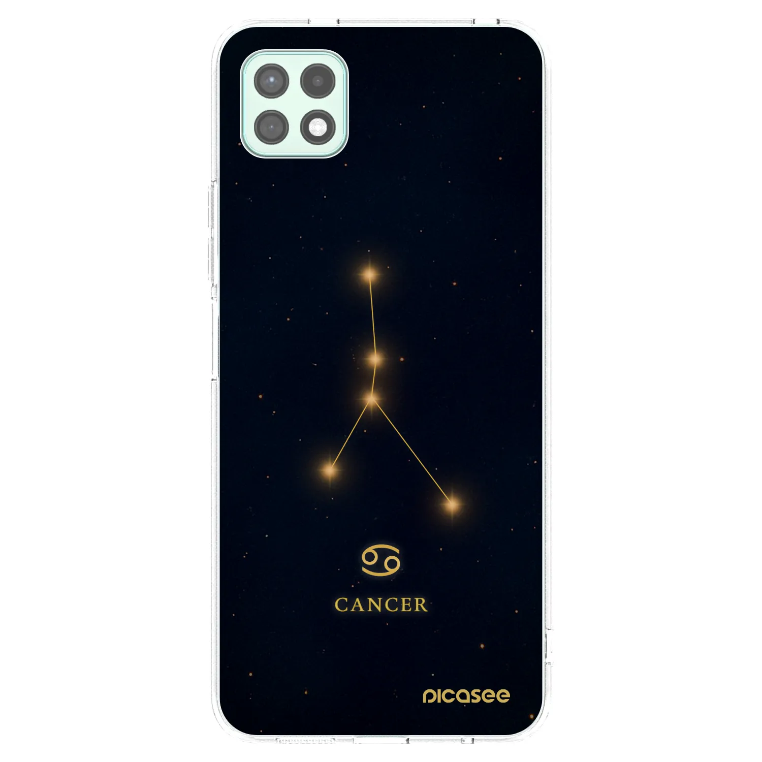 Picasee διαφανής θήκη σιλικόνης Samsung Galaxy A22 A226B 5G - CANCER