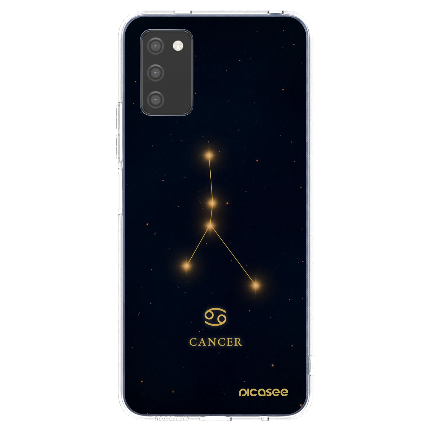 Picasee διαφανής θήκη σιλικόνης Samsung Galaxy A02s A025G - CANCER