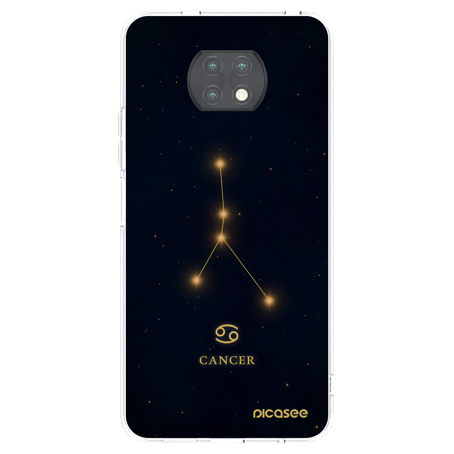 Picasee διαφανής θήκη σιλικόνης Xiaomi Redmi Note 9T - CANCER