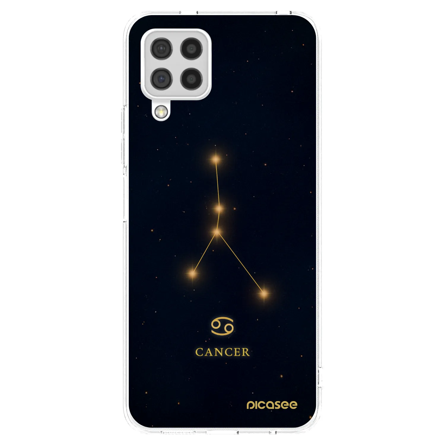 Picasee διαφανής θήκη σιλικόνης Samsung Galaxy A22 A225F 4G - CANCER