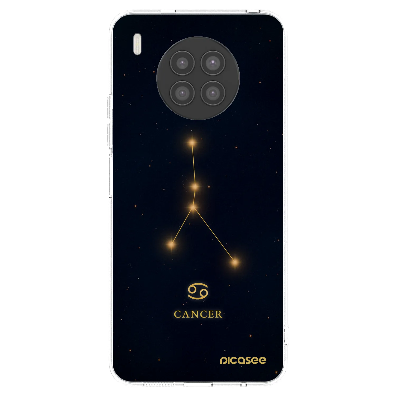 Picasee διαφανής θήκη σιλικόνης Huawei Nova 8i - CANCER