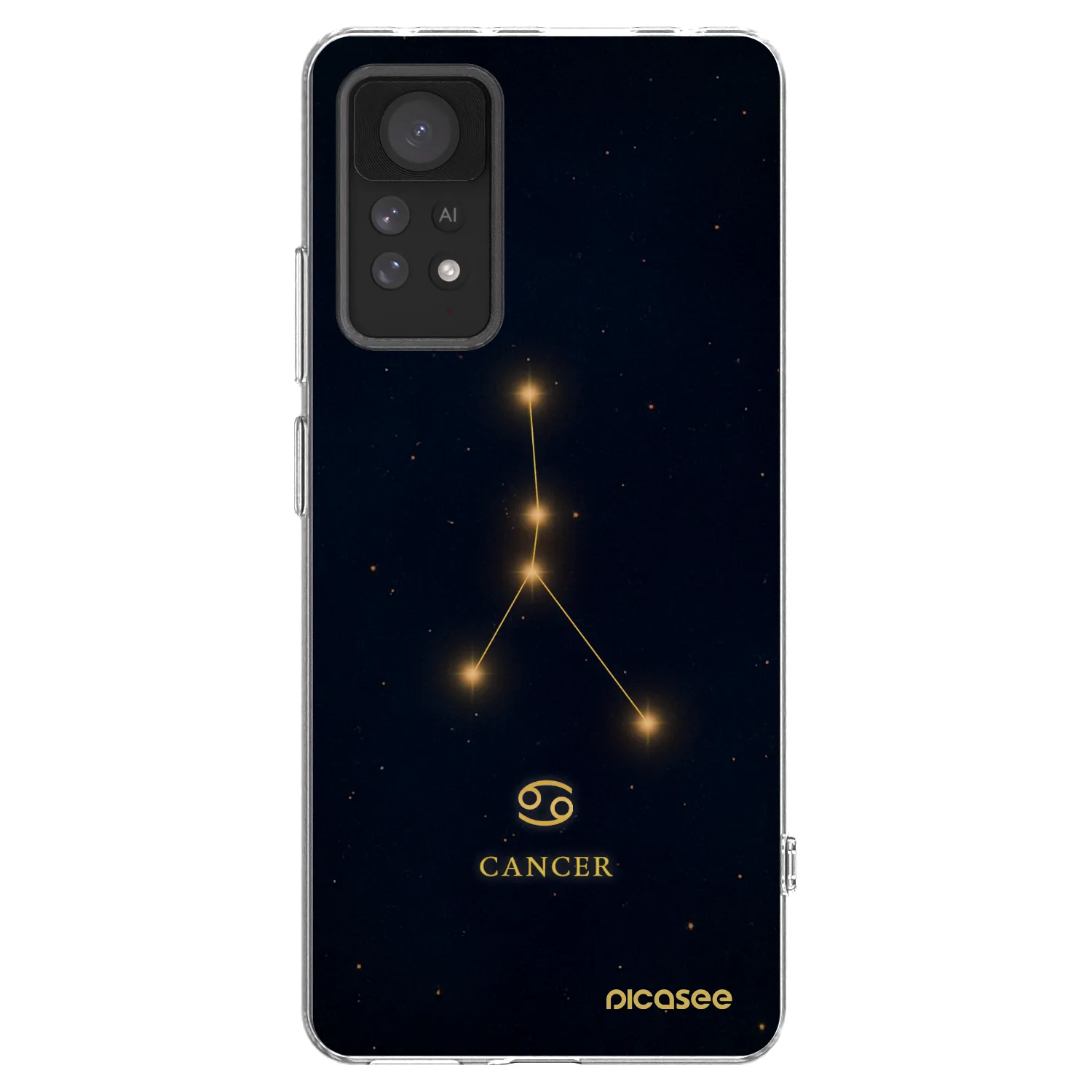 Picasee διαφανής θήκη σιλικόνης Xiaomi Redmi Note 11 Pro - CANCER