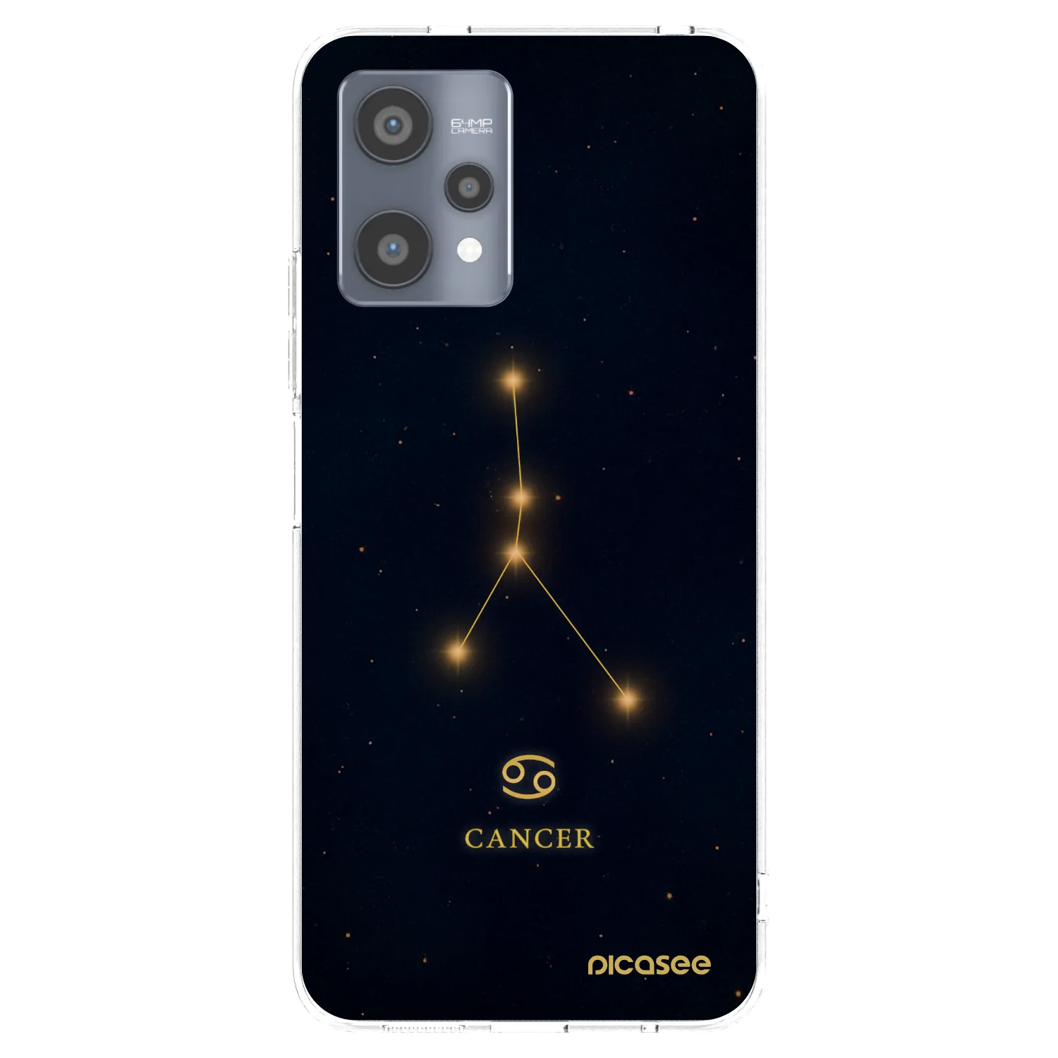 Picasee διαφανής θήκη σιλικόνης Realme 9 Pro 5G - CANCER