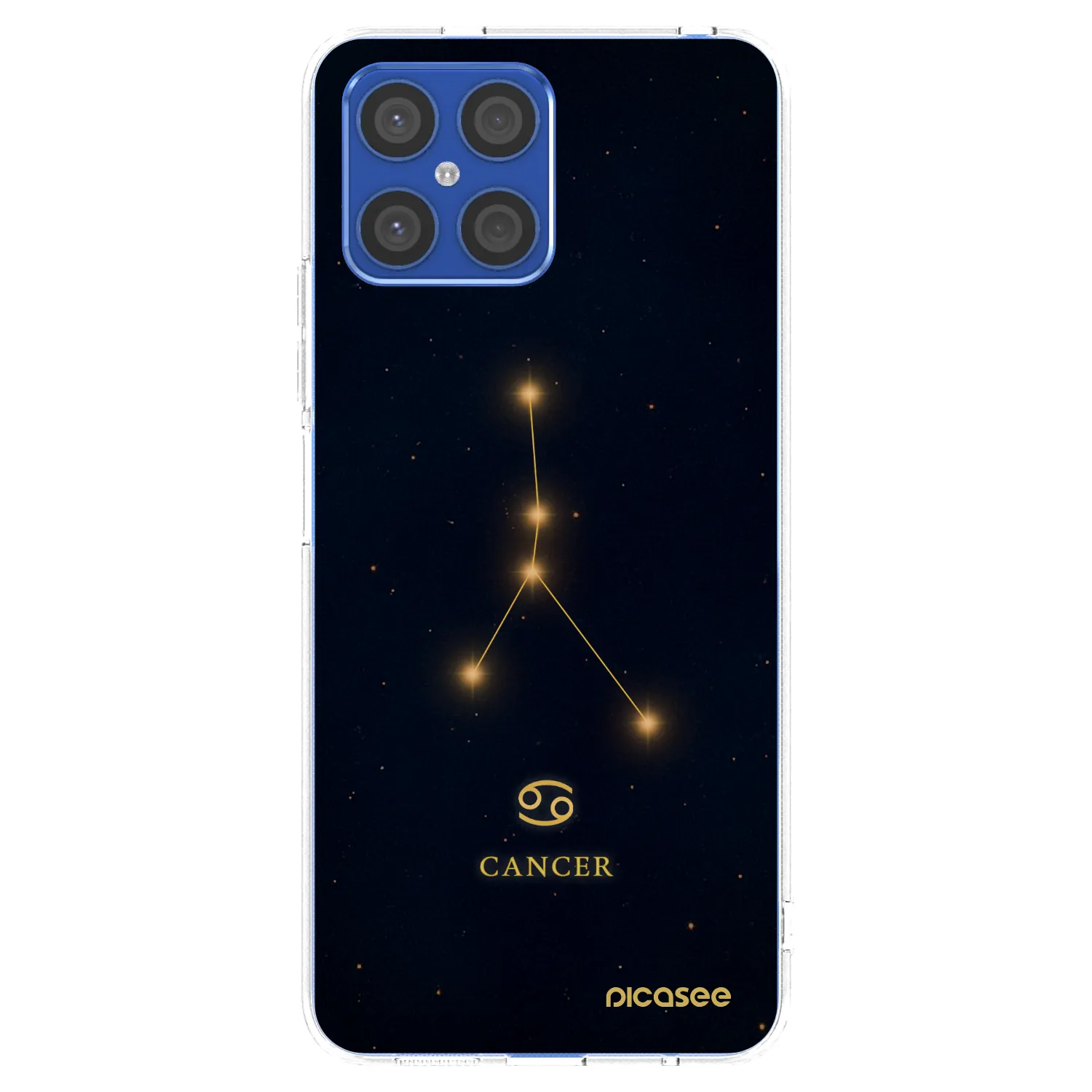 Picasee διαφανής θήκη σιλικόνης Honor X8 4G - CANCER