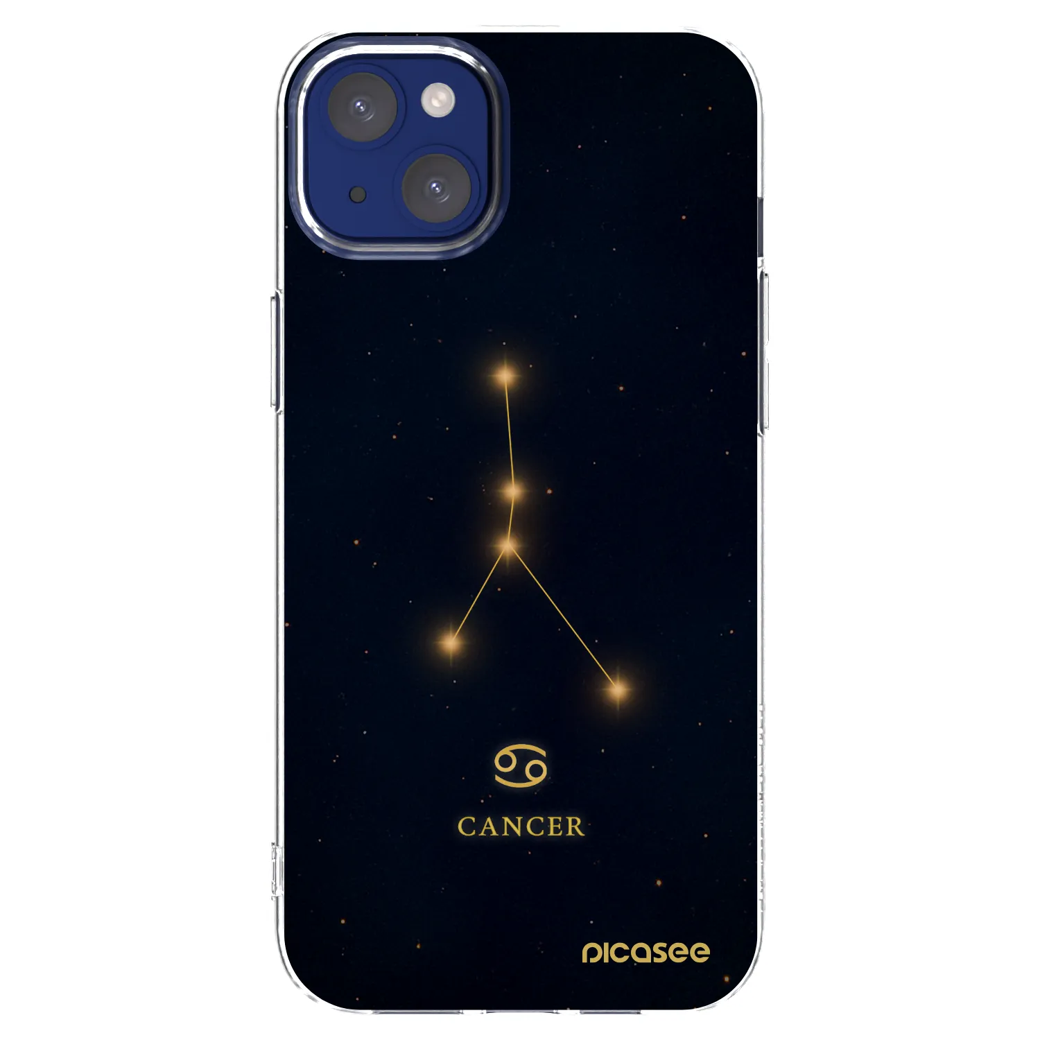 Picasee διαφανής θήκη σιλικόνης Apple iPhone 14 Plus - CANCER