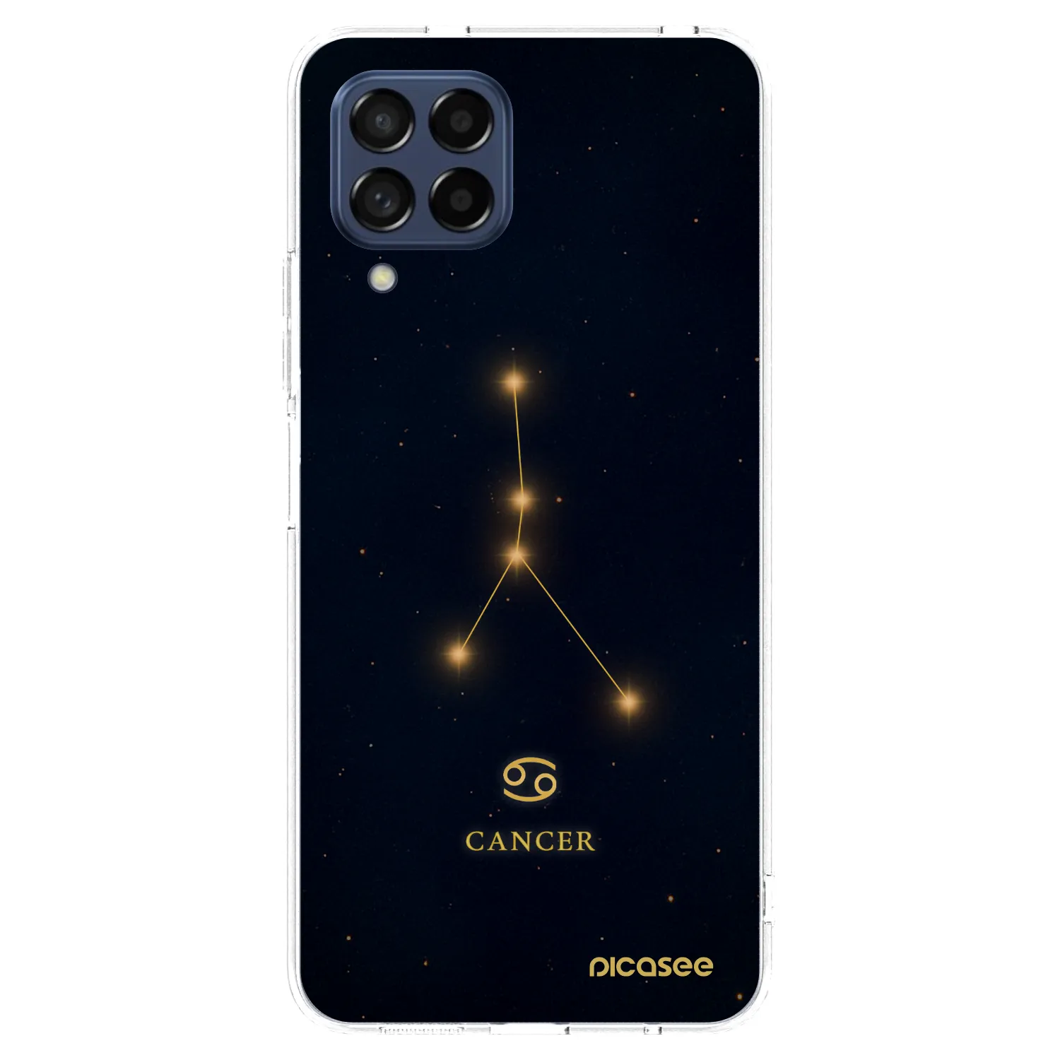 Picasee διαφανής θήκη σιλικόνης Samsung Galaxy M53 5G - CANCER