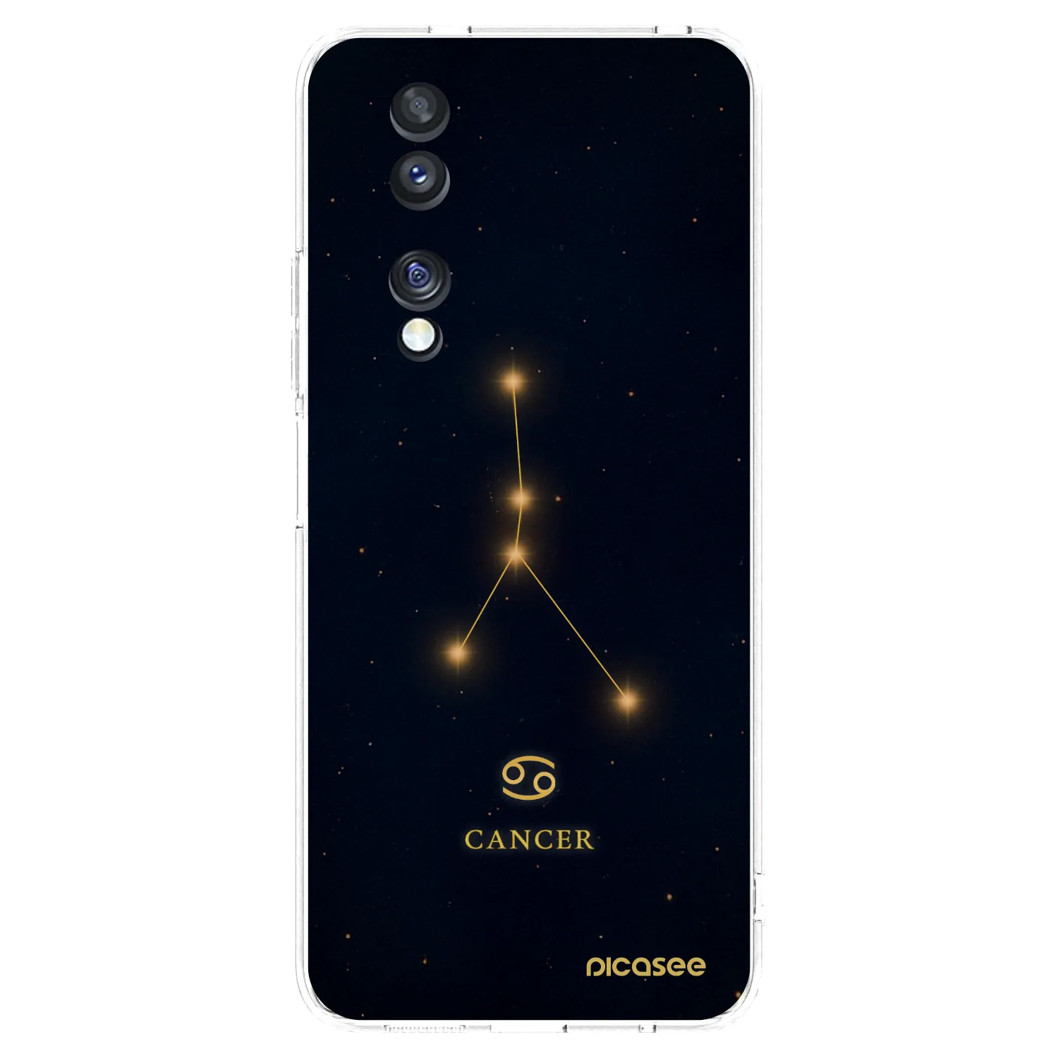 Picasee διαφανής θήκη σιλικόνης Honor 70 - CANCER