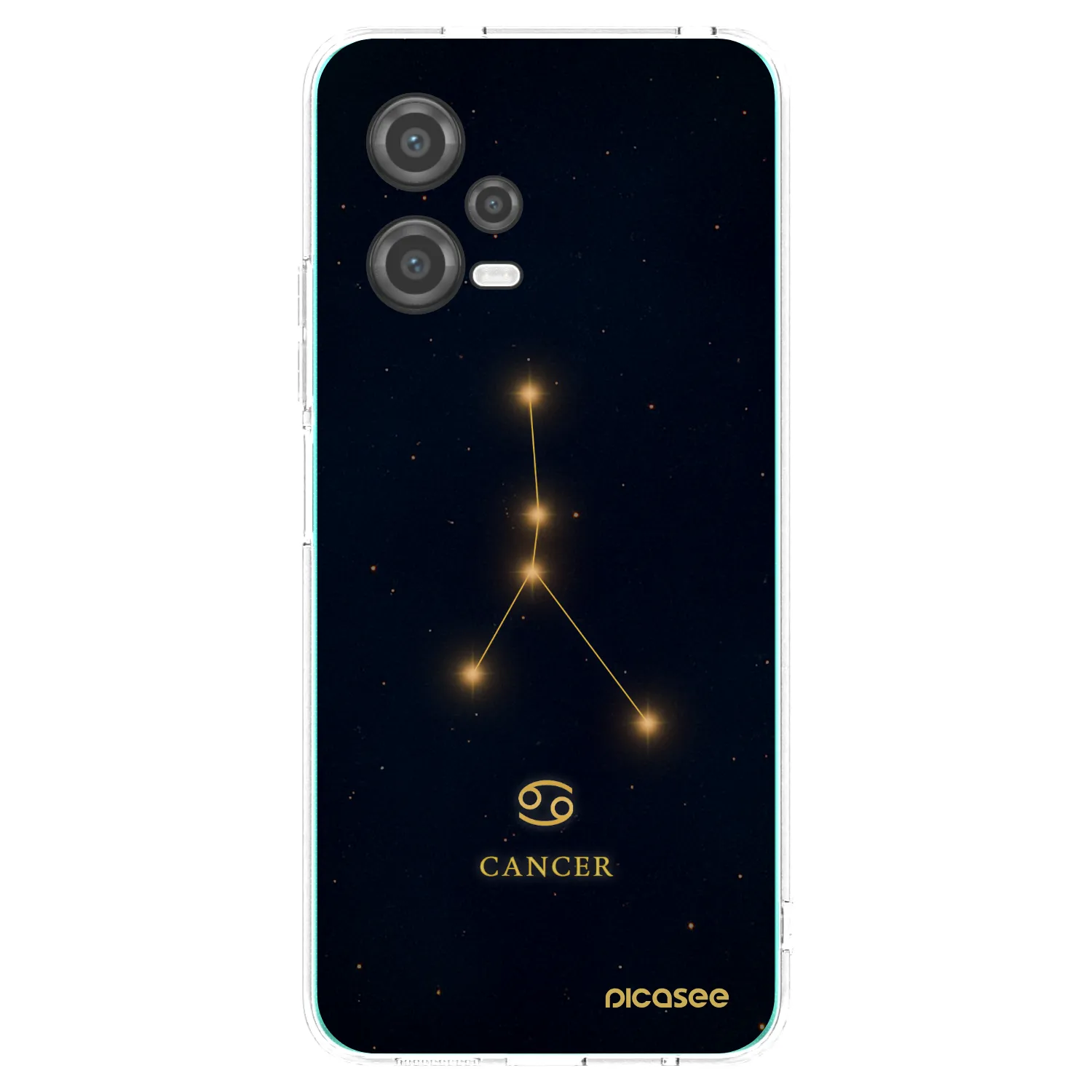 Picasee διαφανής θήκη σιλικόνης Xiaomi Poco X5 - CANCER