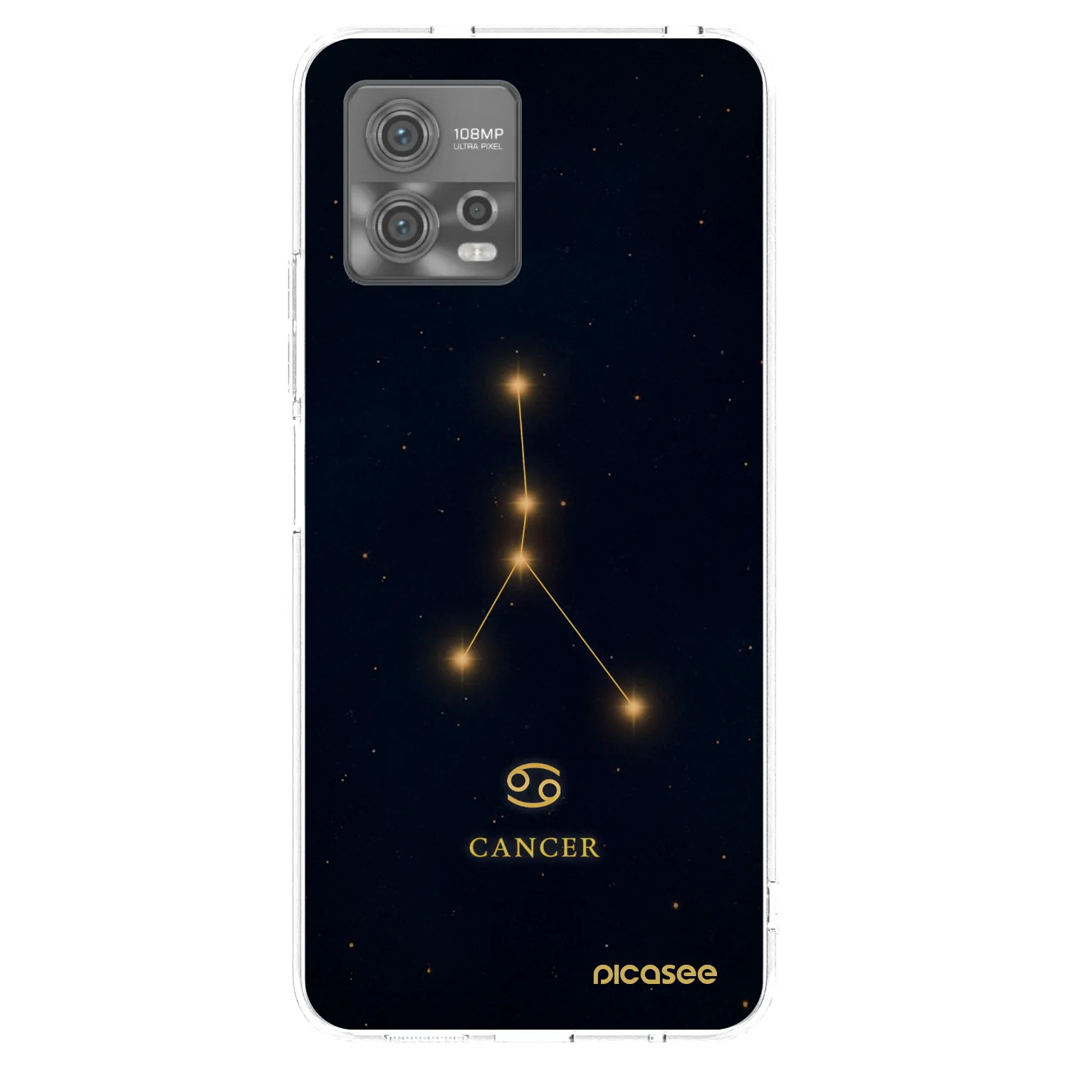Picasee διαφανής θήκη σιλικόνης Motorola Moto G72 - CANCER