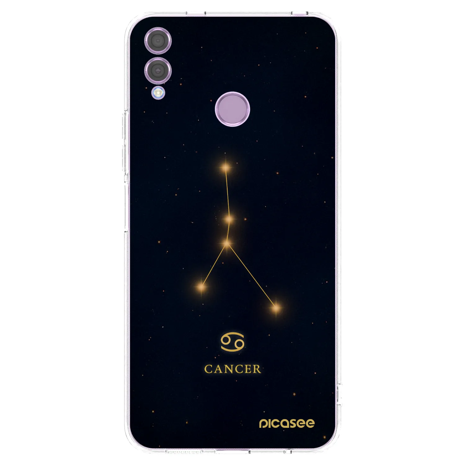 Picasee διαφανής θήκη σιλικόνης Honor 8X - CANCER