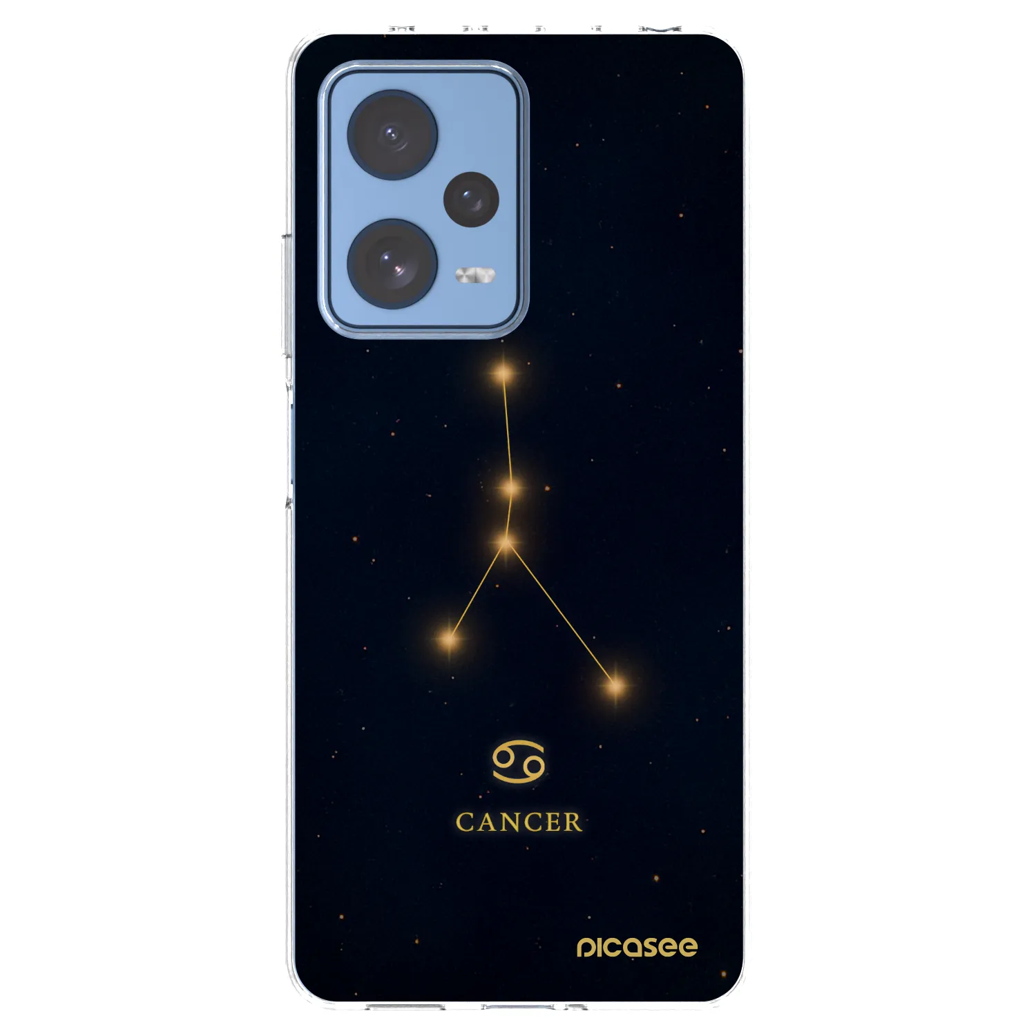 Picasee διαφανής θήκη σιλικόνης Xiaomi Redmi Note 12 Pro 5G - CANCER