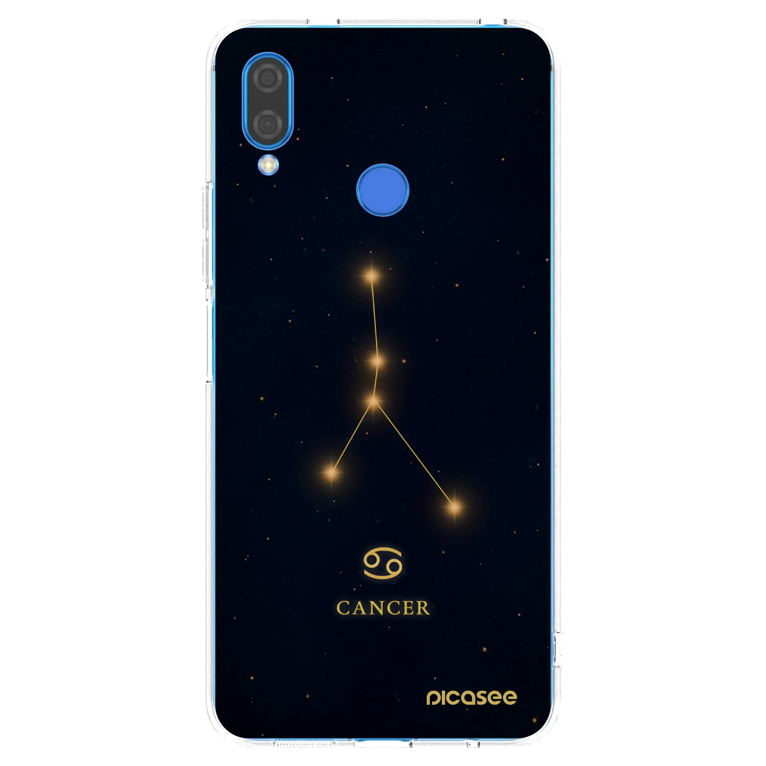 Picasee διαφανής θήκη σιλικόνης Huawei Nova 3 - CANCER