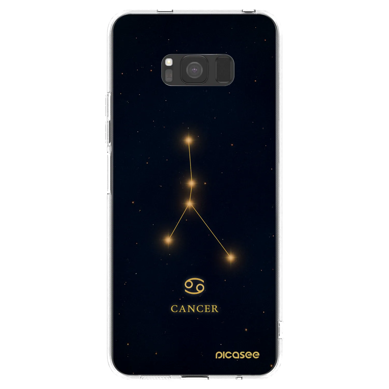 Picasee διαφανής θήκη σιλικόνης Samsung Galaxy S8 G950F - CANCER