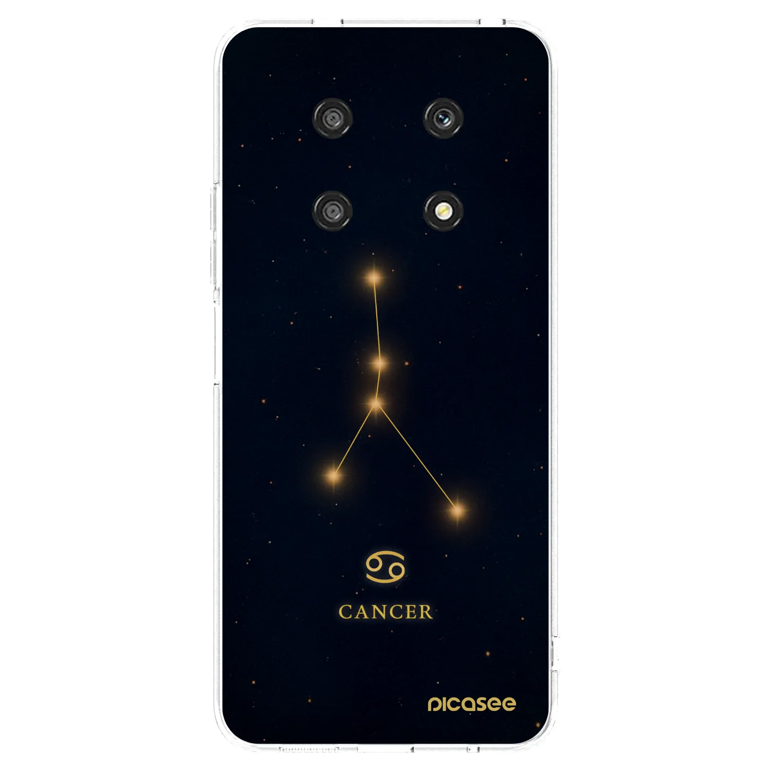 Picasee διαφανής θήκη σιλικόνης Honor Magic4 Lite 5G - CANCER