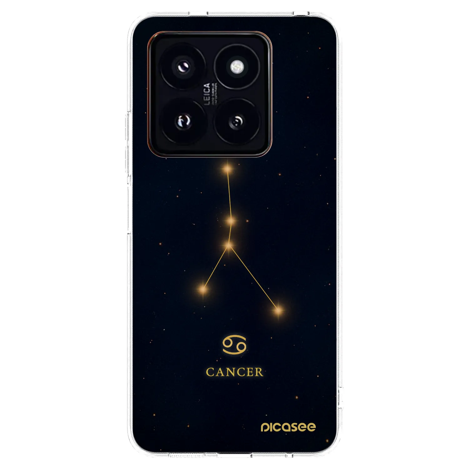 Picasee διαφανής θήκη σιλικόνης Xiaomi 14 Pro - CANCER