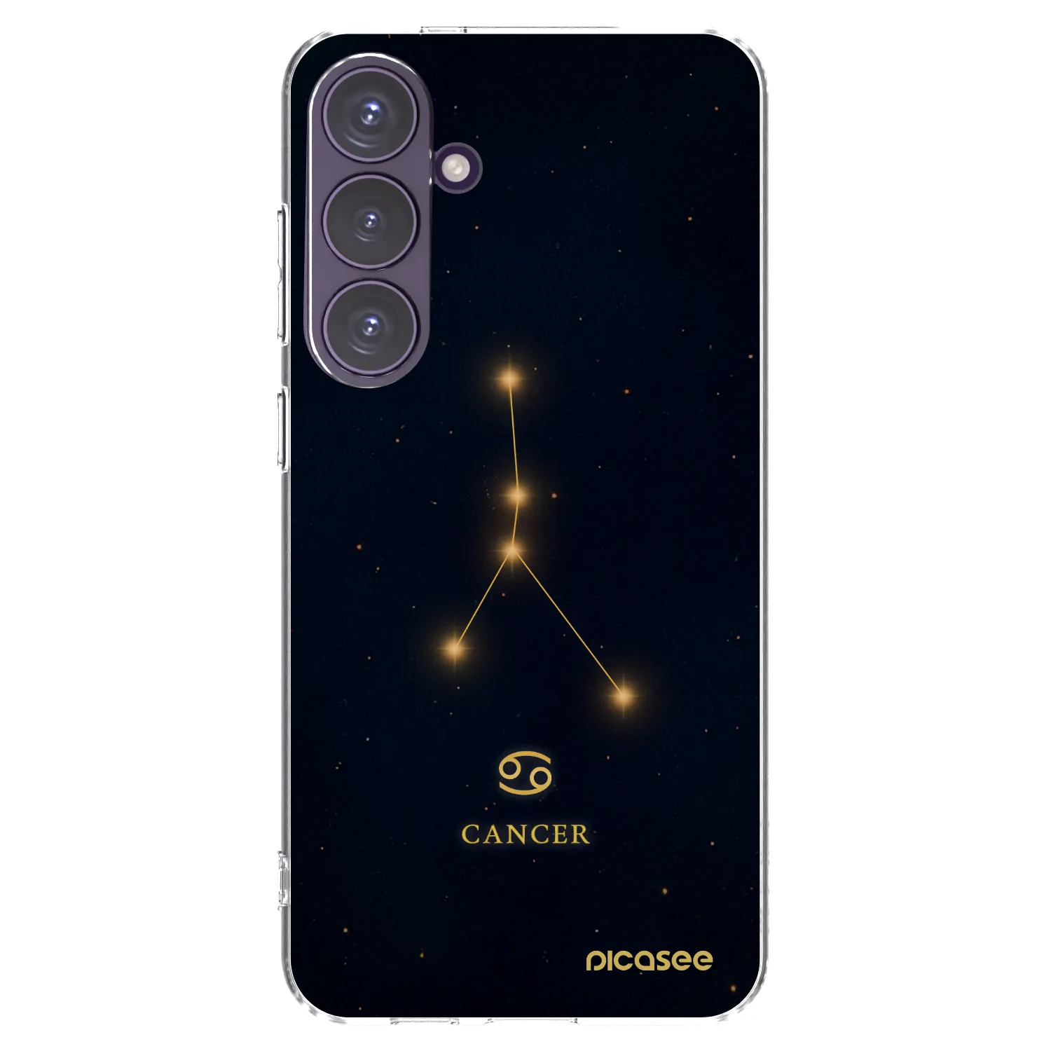 Picasee διαφανής θήκη σιλικόνης Samsung Galaxy S24+ S926B 5G - CANCER