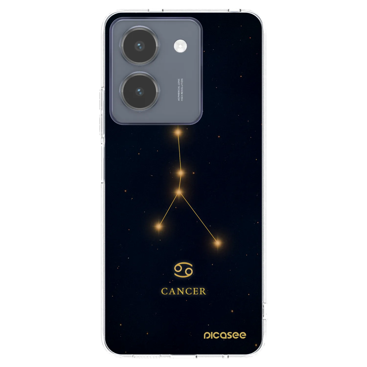 Picasee διαφανής θήκη σιλικόνης Vivo Y36 4G - CANCER