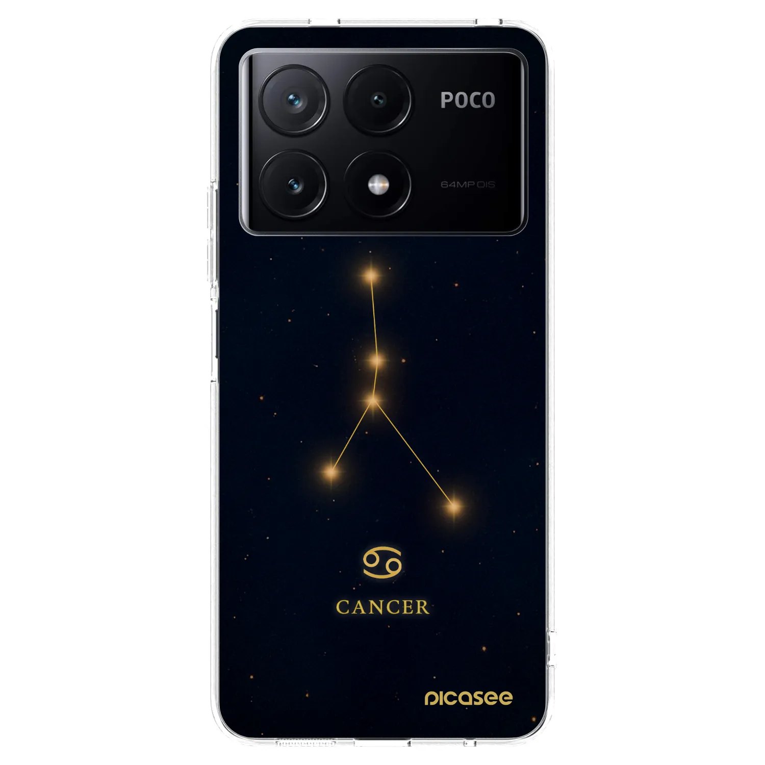 Picasee διαφανής θήκη σιλικόνης Xiaomi Poco X6 Pro - CANCER
