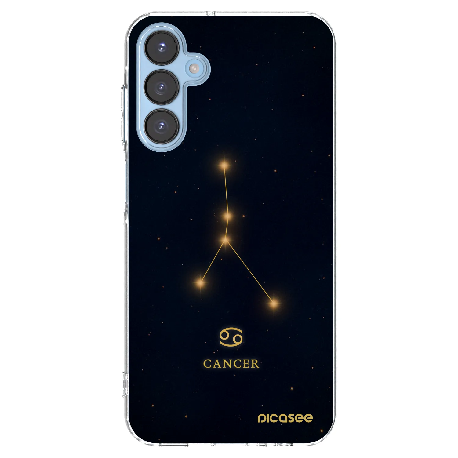 Picasee διαφανής θήκη σιλικόνης Samsung Galaxy A15 A156B 5G - CANCER